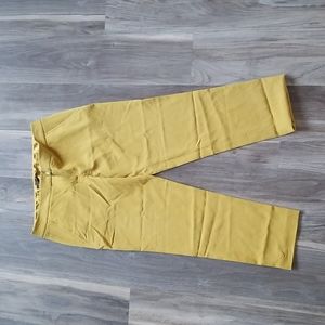Elie Tahari Yellow Silk Pants